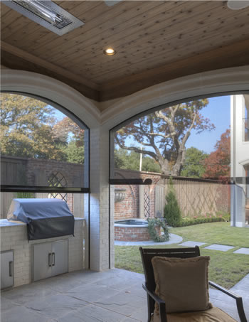 Patio shade products from Universal Screens - Dallas, TX