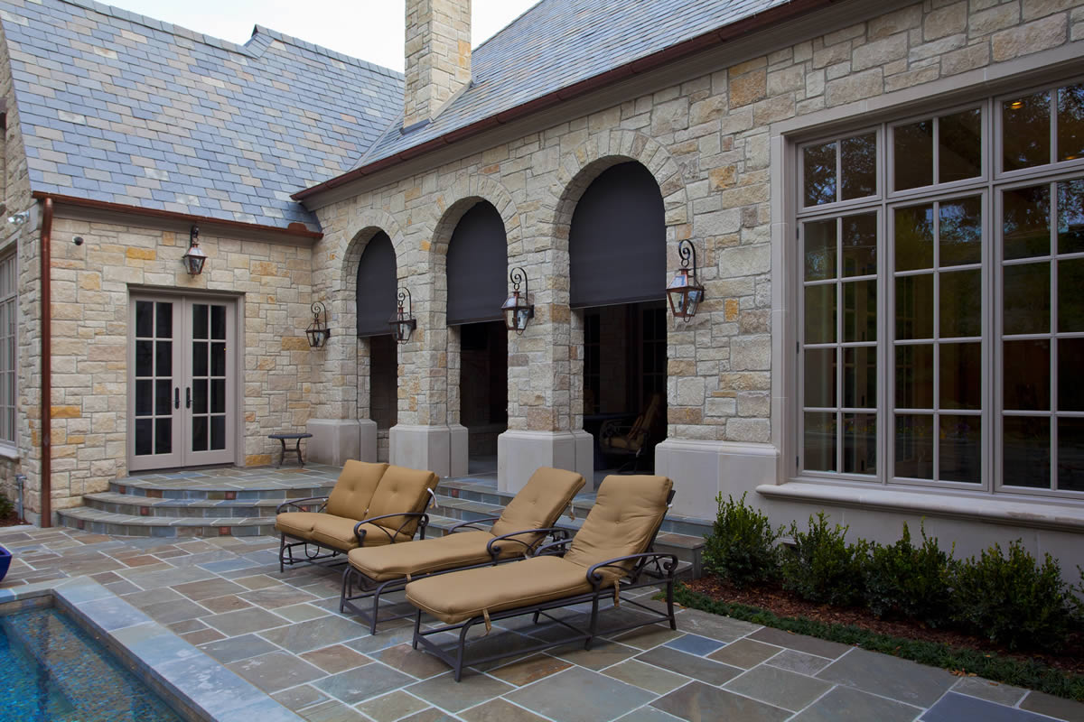 Retractable Screens for patios with arches