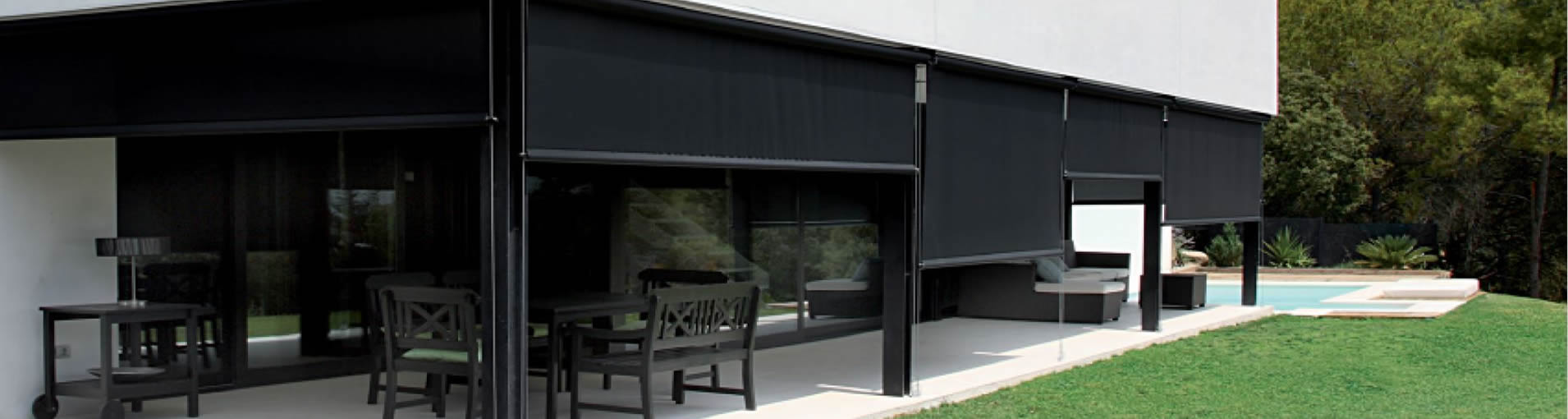 Arion Shading System - manual retractable patio shades