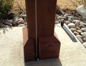 Close up view of our retractable screen cable system