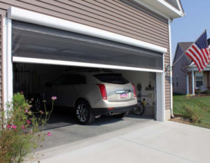 Motorized Chicago, Illinois Garage Screen