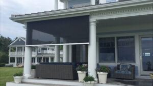 Cable Guided Motorized Screens